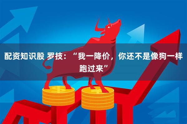 配资知识股 罗技：“我一降价，你还不是像狗一样跑过来”